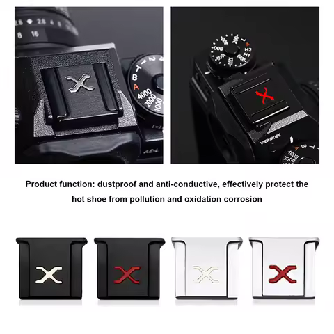 Metal X Hot Shoe Fuji Hot Shoe Cover XT10 XT20 XT30 XT2 Micro Single XE4 XE3 Camera Hot Shoe Protect