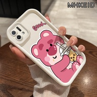 Casing Hp OPPO A16K OPPO A16E Case pola Kartun Winnie Bear desain baru Inklusif pencegahan jatuh silikon Softcase Kesing