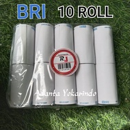 10 ROLL KERTAS THERMAL STRUK BRI AGEN BRILINK  PAPER ROLL PRINTER 58MM