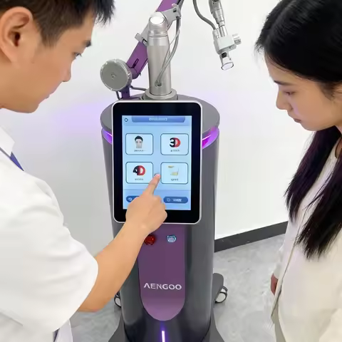 2026 Fractional SLyricLaser Professional Portable Co2 Bison Device 4d Fotona Skin Gestational Mark T