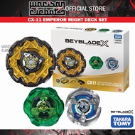 Takara Tomy Beyblade X CX-11 EmperorMight Deck Set