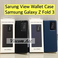 Case Z Fold 3 || Smart View Wallet Case Samsung Galaxy Z Fold 3 Samsung Z Fold 3 Flip cover/ Leather