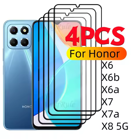 1/2/3/4pcs For Huawei Honor X6 Glass Honor X6 Tempered Glass Full Cover Glue 9H HD Screen Protector 