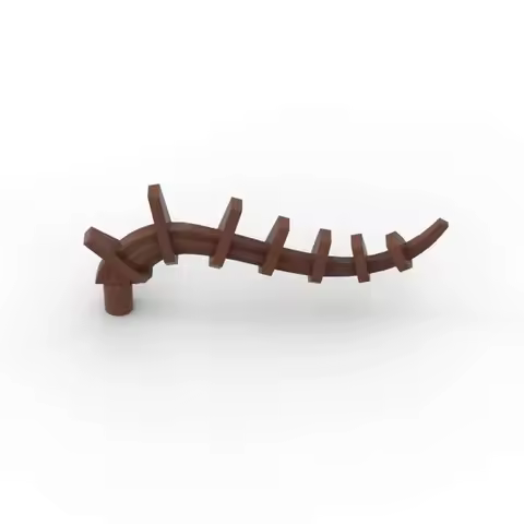 10pcs MOC compatible 55236 building block splicing accessories, spine, seaweed, vine, plant parts