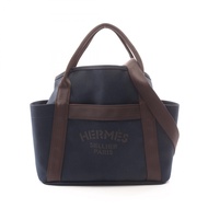 [二手] Hermes HERMES 手提包 Sac de Pansage Groom 2WAY 藍色海軍/人造帆布 Sac de Pansage Groom 藍色海軍/人造