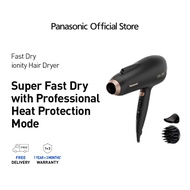 Panasonic Ionity Hair Dryer EH-NE86-K605 with Diffuser, Concentrator and Air Boost Attachments
