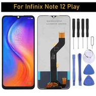หน้าจอ infinix Hot 12 play งานแท้ จอ LCD พร้อมทัชสกรีน อินฟินิกซ์ Hot 12 play Screen Display Touch P