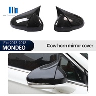 Carbon Fiber Car Door Side Rearview Mirror Cover Side Mirror Cap Sticker Trim for Ford Mondeo/Fusion 2013 -2018