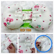 Canh Tien Bamboo fiber pillow supports pregnant mothers' sleep, prevents baby from overturning, VP b