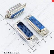 [5 Pieces]- DB15 Male Port 15 Pins Straight 2 Rows Solder Smart Wire Connector. HCM City