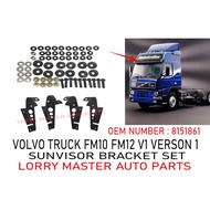 J134S14 SUNVISOR BRACKET VOLVO FM FH FM10 FH12 V1 VERSON 1 8151861 GLOBETROTTER CAB LORRY TRUCK AKSE