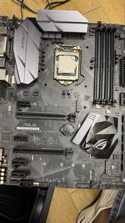 ASUS STRIX B350F GAMING 主機板連 Intel i5-7400 CPU