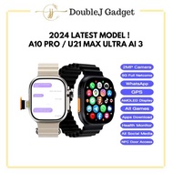 MAXWEAR A10 Pro / U21 Max Ultra Ai 3 Smart Watch Amoled 5G Cellular Android Playstore Sim Card Wifi 