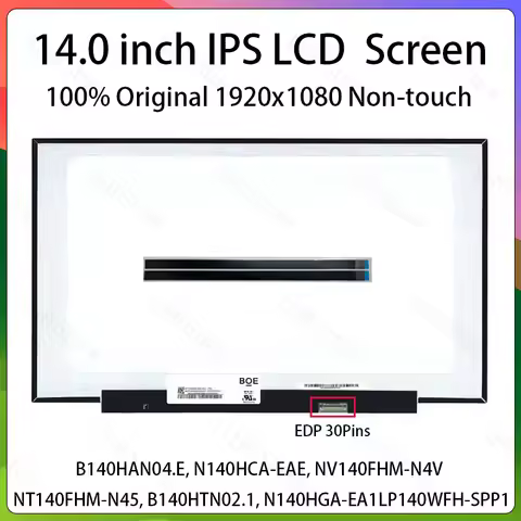 14" Laptop LCD Screen For Lenovo IdeaPad 3-14ADA6 14ALC6 14ITL6 14ABA7 14IAU7 Display Matrix Panel R