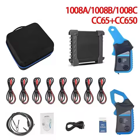 1008A 1008B 1008C Car Virtual Oscilloscope Automotive Diagnostic Oscilloscope PC USB 8 Channels Osci