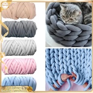 500g Chunky Tube Yarn Hand Knitting Iceland Wool Yarn Chunky Cotton Tube Yarn DIY Woven Cat's Nest