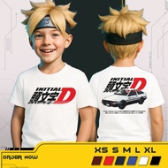 Unisex Kids T-shirt with Car Image TOYOTA AE86 TRUENO INITIAL D
