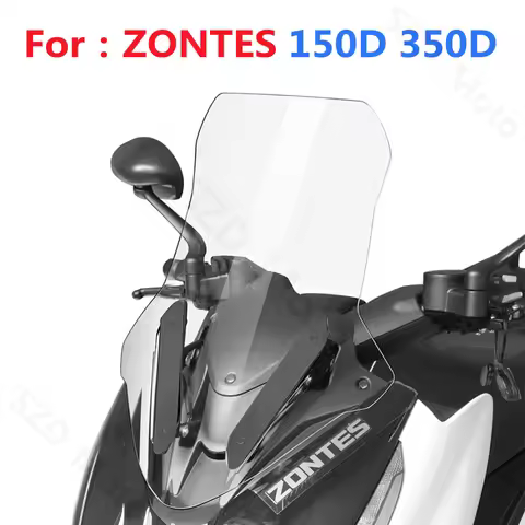 For Zontes 150D 350D 150 350 D ZT150D ZT150T-D ZT350D ZT350T-D3 Motorcycle Touring Windshield Windsc