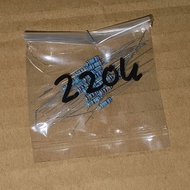 R 220K Ohm 0.25W 1 Percent Metal Film Resistor 220 K Ohm MetalFilm 0.25 Watt 20 Pcs