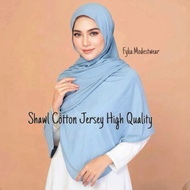 shawl cotton jersey 1.8 x 0.7meter high quality tudung shawl | hijab malas | 30colours