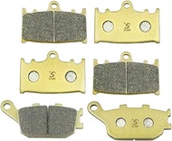 S SYUU Motorcycle Front Rear Brake Pads Compatible with Kawasaki KLZ1000 KLZ 1000 Versys 1000 2012 2
