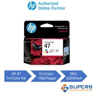 HP 47 Black / Tri-Color Original Cartridge [6ZD21AA / 6ZD61AA]