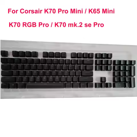 104pcs PBT Keycaps for Corsair K100 / K70 RGB TKL / K70 Pro Mini / K65 Mini / K70 RGB Pro / K70 mk.2