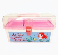 帳號內物品可併單限時大特價      正版Disney迪士尼The Little Mermaid 小美人魚手提箱置物盒醫藥箱22.4*13*12.5cm