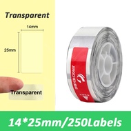 【ใส Series】Niimbot D11/D110/D101ฉลากกระดาษกันน้ำและน้ำมันหลักฐานการจัดเก็บของใช้ในครัวเรือนฉลากการจั