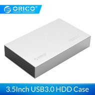 hot sale ORICO 3.5 Inch HDD Enclosure Aluminum SATA to USB 3.0 Hard Drive Enclosure for SSD Disk Sup