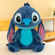 ตุ๊กตายัดนุ่นการ์ตูนขนาดใหญ่สำหรับเด็ก Disney Lilo & Stitch 32-60ซม. ตุ๊กตาหมอนของเล่นผ้ากำมะหยี่สำห