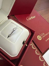 保證真品 Cartier 鑽戒 💍 27 分47 號 含保證書GIA