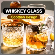 ATAS SCOTTISH Design Whisky Glass Whiskey Glasses Cup Classic On Ice Rock Transparent Crystal Drinking Brandy 威士忌酒杯 玻璃杯