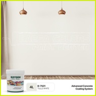 ▤ ¤ ๑ BOYSEN PERMACOAT LATEX PAINT COLOR SERIES TULLE WHITE (B-7501)