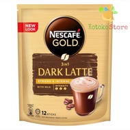 Nescafe Gold 3in1 Dark Latte Americano Flat White Creamy Latte
