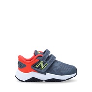 New Balance Hook and Loop Rave Run Boy's Running Shoes - Grey Orange