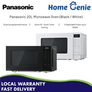 Panasonic 20L Solo Microwave Oven (White / Black) | NN-ST21QWYPQ / NN-ST22QBYPQ