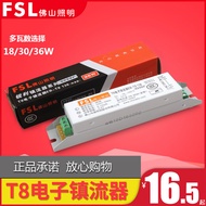 Foshan Lighting Electronic Ballast EB-T8 136 Fluorescent Tube Tri-Base Color Light Tube Fluorescent 