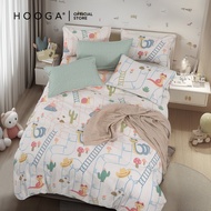 [NEW ARRIVALS] Hooga Tots THEO 800TC Cotton Bedsheet | Fitted Sheet Set | Quilt Cover Set | Duvet Co