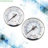 moonlightyaa Pressure Gauge 0-1 0MPa 0-10kgf cm² Brass Thread Gauge Shatter-proof Gauge