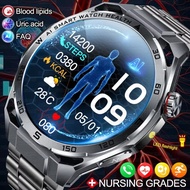 2026 New ECG AI Health Smartwatch for Men 1.53"AMOLED BP/Heart Rate Monitor BT Call IP68 Waterproof 