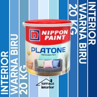 Cat Tembok Interior Nippon Paint Platone Warna Biru 20 KG