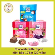 Chocolate Ritter Sport Mini box 176gr (22 pieces)