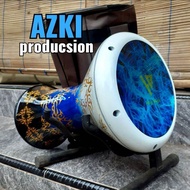 darbuka motif 8inc mika api fulset