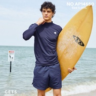 Appeal(อะเพียว) Getsswimwear 🌈APPEAL เสื้อว่ายน้ำกันUV แขนยาวสีพื้น ผ้าดี ผู้ชาย ใส่สบาย เสื้อว่ายน้