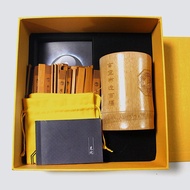 BỘ ỐNG XĂM 64 QUẺ KINH DỊCH BẰNG TRE KÈM SÁCH LUẬN GIẢI TIẾNG TRUNG