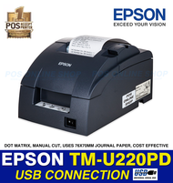 EPSON PHILIPPINES TM-U220D MANUAL CUT) Dot Matrix POS Printer (USB INTERFACE)