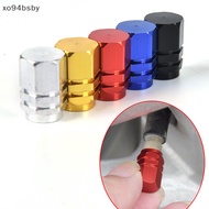 xo94bsby 4pcs Bolt-in Aluminum Valve Caps Car Wheel Tires Valves Tyre Stem Air Caps MY