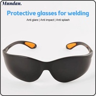 MUNDAN Welding Welder Goggles, Dustproof Windproof Safety Goggles, Scratch Goggles Grey Black Eyewea