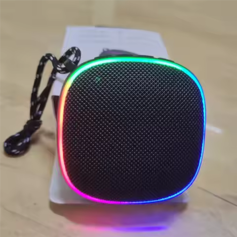 Woofer Portable Mini Speakers TWS Paired Stereo Surround Magnetic Dustproof RGB Outdoor Bluetooth Wi